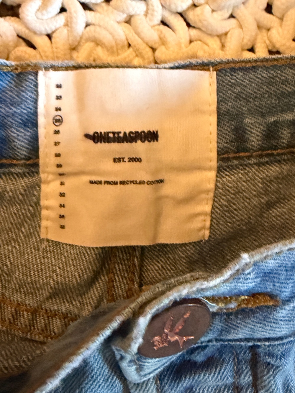 One Teaspoon Frankies Long Length Denim Shorts - Hollywood - Picture 9 of 9
